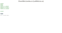 Desktop Screenshot of chemweb.lumika.cz