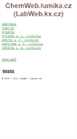 Mobile Screenshot of chemweb.lumika.cz